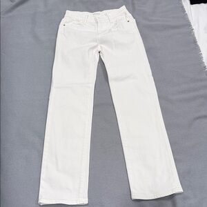 Frame Denim Women's Cream Straight Leg Jeans